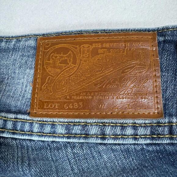 Vigoss Studio Jeans Womens 13/14 Distressed Medium Wash Y2K Stretch Denim - Picture 13 of 14